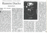 Forriols, Ricardo: “Escritura geom&eacute;trica, escritura fractal: Ramon Dachs” Levante. Posdata (Val&egrave;ncia, 5/XI/1999)
